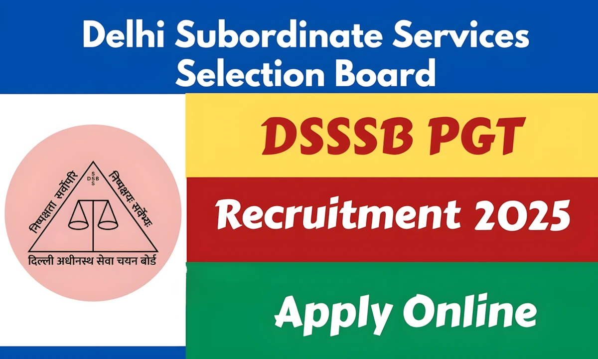 DSSSB PGT Recruitment 2025