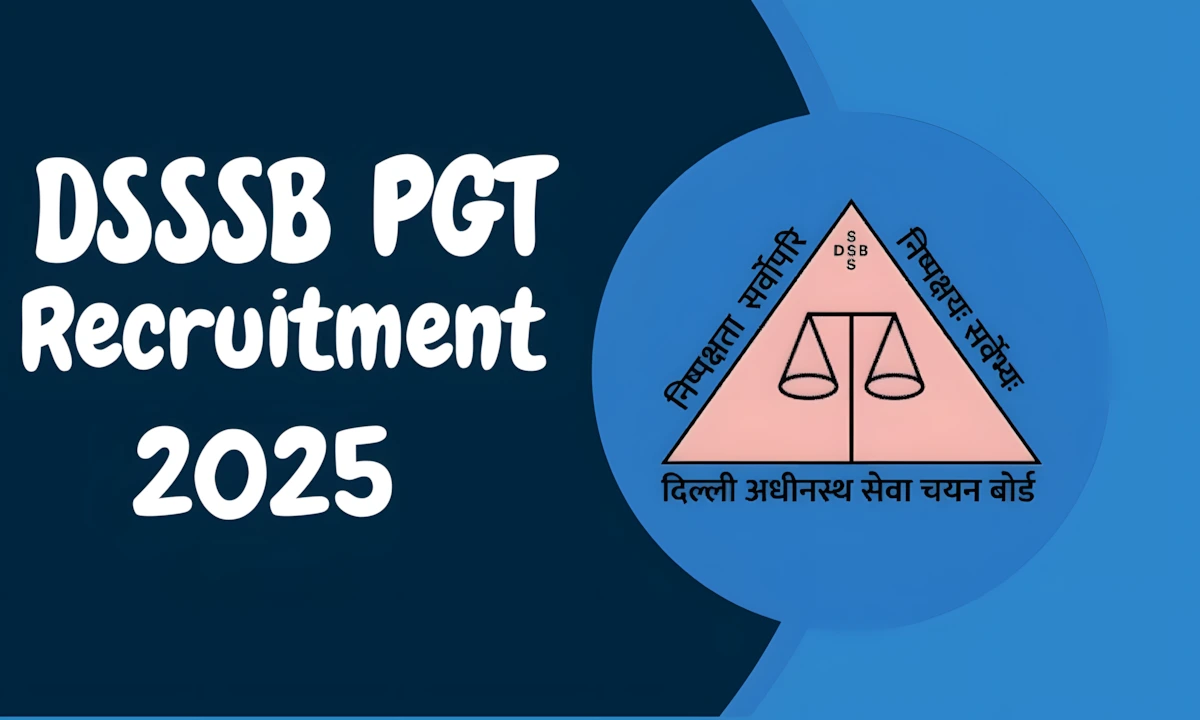 DSSSB PGT Recruitment 2025